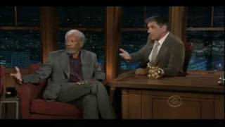 Morgan Freeman reacts to my Morgan Freeman impression [upl. by Ayimat]