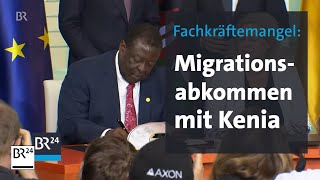 Fachkräftemangel Migrationsabkommen mit Kenia  BR24 [upl. by Talia]