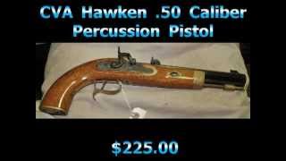 CVA Hawken 50 Caliber Percussion Pistol  22500 [upl. by Theresa]