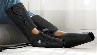 iVOLCONN Leg Massager with Heat and Air Compression for Circulation My new best friend [upl. by Ahidam]