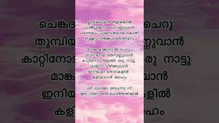 Sreeragamo Song LyricsPlavilapon thalikayil portionoldmalayalamsongs nostalgia pavithrammovie [upl. by Trust123]