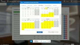 Calendario Laboral Configuración [upl. by Cindy]