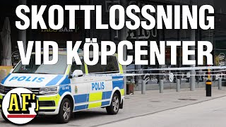 En man skjuten vid köpcentrer i Malmö ”Förhör vittnen” [upl. by Eenet]