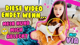 DIESES VIDEO ENDET WENN MEIN HUND MICH ABLECKT 😝😜 Alles Ava [upl. by Melinda]