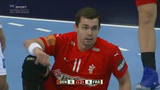 IHF World Mens Handball Championship 2019 Semifinal DenmarkFrance Full match [upl. by Asilrak]