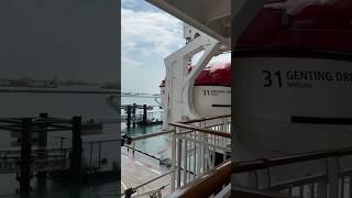 Getting Aboard the Genting Dream Cruise  Resorts World Cruises  Singapore to Malaysia Rikhalove [upl. by Brock]