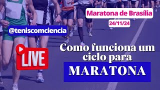 Ciclo para a maratona de Brasília LIVE [upl. by Anileme]