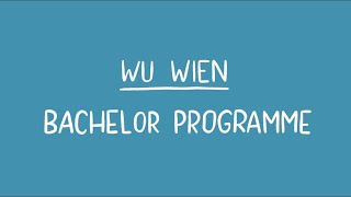 Bachelorprogramme an der WU Wien [upl. by Maharba101]