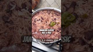 🇯🇲Jamaican Rice amp Peas Recipe For Thanksgiving shorts youtubeshorts [upl. by Alrats107]