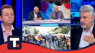 Beograd prajd  Goran Miletić i Vladan Glišić • DOBRO JUTRO TANJUG [upl. by Erehpotsirhc]