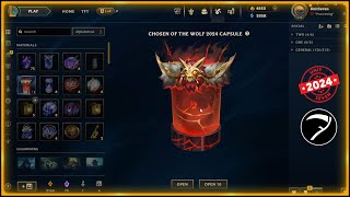 30x Chosen of the Wolf 2024 Capsules opening  League Of Legends [upl. by Sabrina]