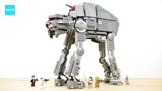 レゴ スター・ウォーズ 圧倒的な存在感！ ヘビーアサルトウォーカー 75189 最後のジェダイ ／ LEGO Star Wars Episode VIII Heavy Assault Walker [upl. by Eihtur491]