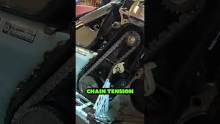 Proper chain tension on Gen 5 SkiDoo skidoo snowmobiling [upl. by Skees294]