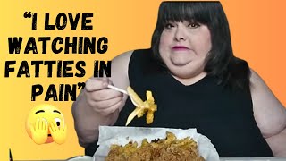 Hungry Fatchicks Ex Red Arrives and Hateful Comments [upl. by Clim]