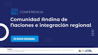 EN VIVO  Conferencia Comunidad Andina de Naciones e Integración Regional [upl. by Neila]