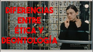 ¿CUÁLES SON LAS DIFERENCIAS ENTRE ÉTICA Y DEONTOLOGÍA ENSAYO PARA CLASES DE ÉTICA [upl. by Eyeleen284]