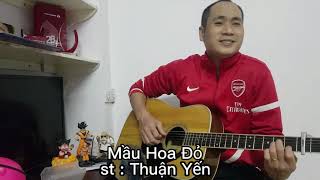 Mầu Hoa Đỏ Guitar cover [upl. by Eelaras484]