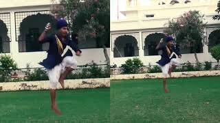 Learn Gatka stepbystep Kirpan Lesson 14 [upl. by Aissela]