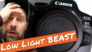 Canon EOS R6 mark ii  Low Light Test vs Sony A7siii  Canon filmmaking sonyalpha [upl. by Syl]