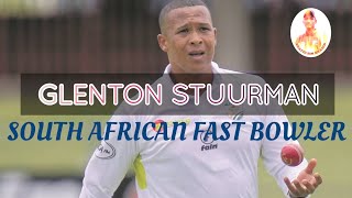 🇿🇦 South African Fast Bowler •• GLENTON STUURMAN Bowling latest fastbowling cricketvideo [upl. by Ahsuatal]