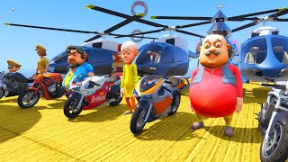 Motu Patlu Biggest Ramp Challenge in The World [upl. by Sirromed]