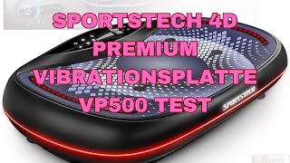 Sportstech 4D Premium Vibrationsplatte VP500 Test [upl. by Etnaled]