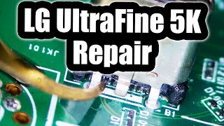 1300 LG Ultrafine 5k Monitor Repair  Common Thunderbolt issue [upl. by Imotih343]