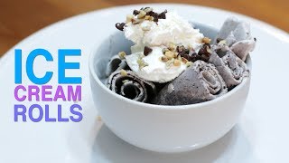 How to Make Ice Cream Rolls  Easy Homemade Ice Cream Rolls Recipe [upl. by Ayotahs]