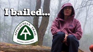 Days 67 Hiking 146 miles and bailing off trail… AT ThruHike 2024 [upl. by Emaj444]