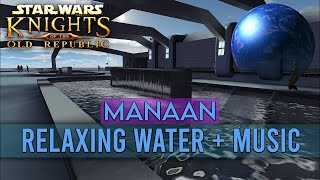 Star Wars KoToR  Manaan  Relaxing Water  Music  1 HOUR  Stress Anxiety Relief  Zen [upl. by Nnagem863]