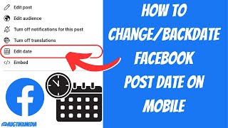 How To Change TimeDate in Facebook Post  How To Backdate Facebook Post [upl. by Horan633]