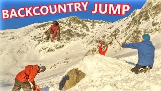 We Built A Backcounty Snowboard Jump  Goggle Offer [upl. by Ahtanaram6]