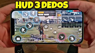 MELHOR HUD 3 DEDOS PRA JOGAR FREEFIRE EM 2024 MARTINZFF [upl. by Ajile259]