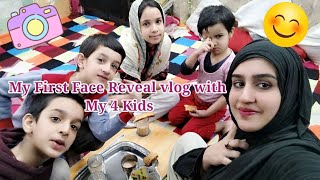 My First Face Reveal Vlog With My kids vlog familyvlog viralvideo [upl. by Nester510]