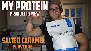 MyProtein Whey Protein Salted Caramel Review  TASTY [upl. by Junko]