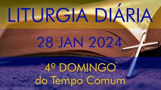 LITURGIA DIÁRIA  4º DOMINGO DO TEMPO COMUM  FREI LUÍS MARIN  28 DE JANEIRO DE 2024 [upl. by Drawd82]