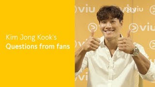 Kim Jong Kook Answers Questions from His Viu Fans [upl. by Auoh]