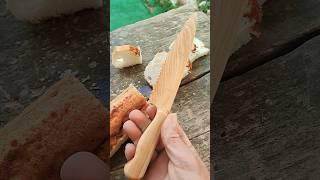 Cuchillo de MADERA para PAN 🍞diy woodworking wood artesania [upl. by Theresina346]