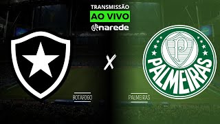 BOTAFOGO X PALMEIRAS AO VIVO DIRETO DO NILTON SANTOS  TRANSMISSÃƒO BRASILEIRÃƒO 2024 [upl. by Nageam]