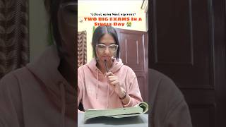 Two Exams in A SINGLE DAY was a Challenge 💌🤍 as a schoolgoing neet aspirant 💗 cbse fyp minivlog [upl. by Ariaj691]