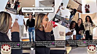 Riss amp Quan Get Surprised By Shane amp Liana And Kristen amp Reafe For Her Birthday Emotional [upl. by Etti]