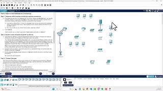 CCNA1ITNv7  472 Packet Tracer  Connect the Physical Layer [upl. by Aikcin]