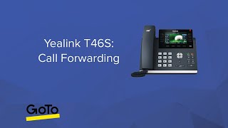 Yealink T46S Call Forwarding [upl. by Llenad]