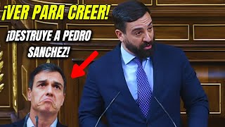 VOX 💥LE CALLA la BOCA💥 a Pedro Sanchez ¡VENDIERON a ESPAÑA por 7 VOTOS [upl. by Arrec]