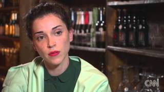 St Vincent CNN Interview [upl. by Nylirej]