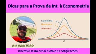 Dicas para a Prova de Introdução à Econometria [upl. by Bayer993]