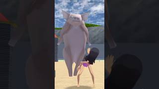 Light pink mio Aida prank with animals and friends sakuraschoolsimulator imuraya kaitokid [upl. by Lamb]