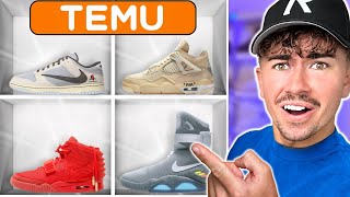 Can I build a 10000 Sneaker Collection only using TEMU [upl. by Waynant]