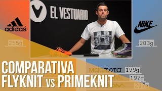 Comparativa adidas Primeknit vs Nike Flyknit [upl. by Adnamas]