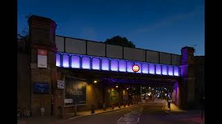 Wandsworth Town Railway Station Bridge Old York Road London UK [upl. by Colp]